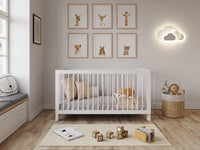 Baby Bett Sole Alexander 140×70 cm (Weiss)