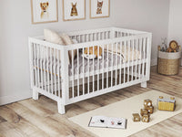 Baby Bett Sole Alexander 140×70 cm (Weiss)