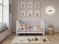 Baby Bett Sole Alexander 140×70 cm (Weiss)