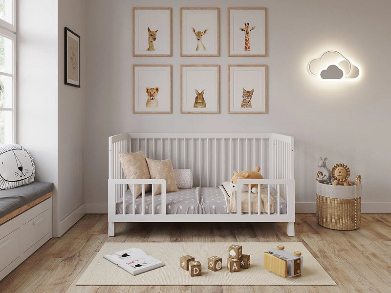 Baby Bett Sole Alexander 140×70 cm (Weiss)