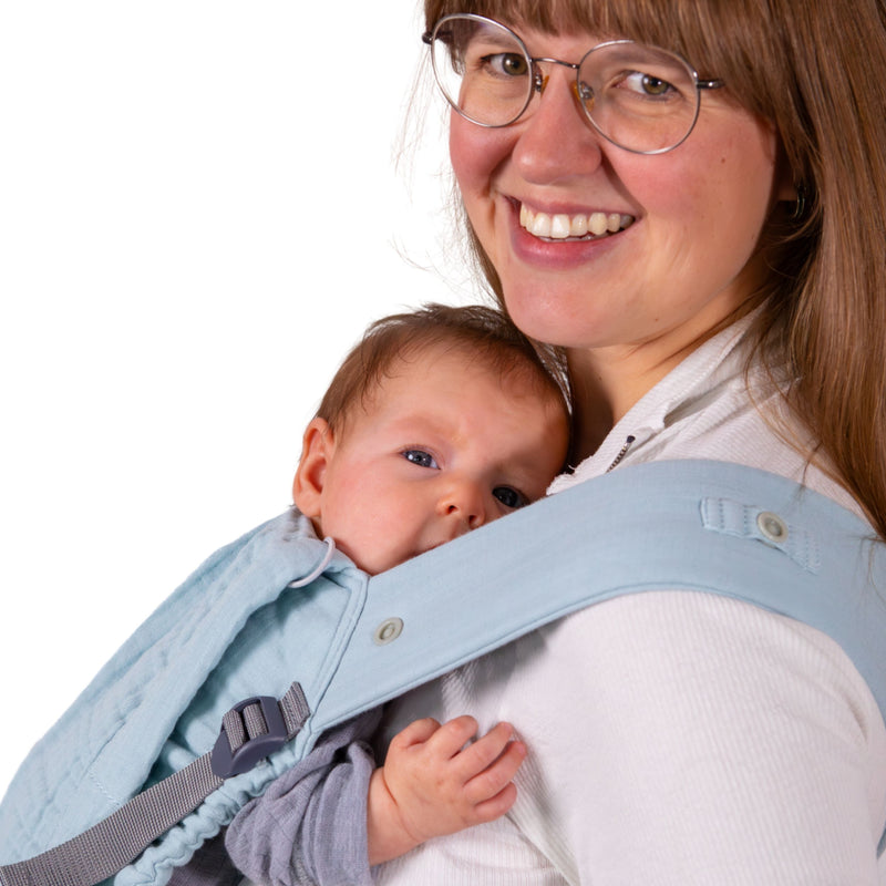 Aurora Breeze Musselin Babytrage Halfbuckle