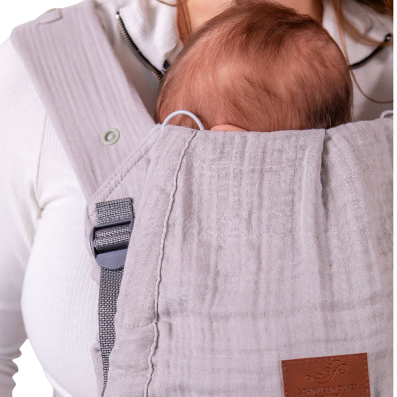 Aurora Koala Musselin Babytrage Halfbuckle ab Geburt