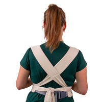 Aurora Sand Musselin Babytrage Halfbuckle