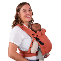 Aurora Terracotta Musselin Babytrage Halfbuckle
