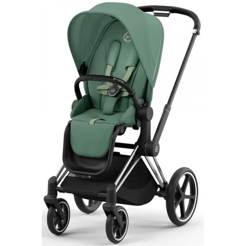 Cybex Priam 3in1 Chrome Black mit Farbe Leaf Green