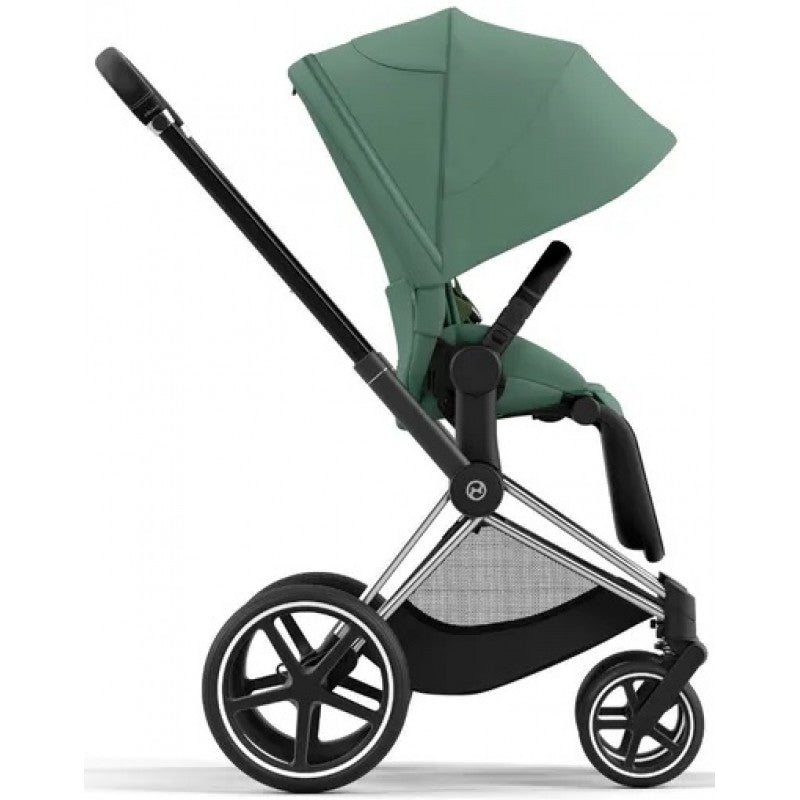 Cybex Priam 3in1 Chrome Black mit Farbe Leaf Green