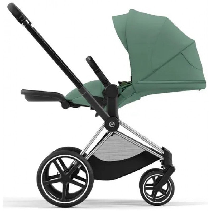 Cybex Priam 3in1 Chrome Black mit Farbe Leaf Green