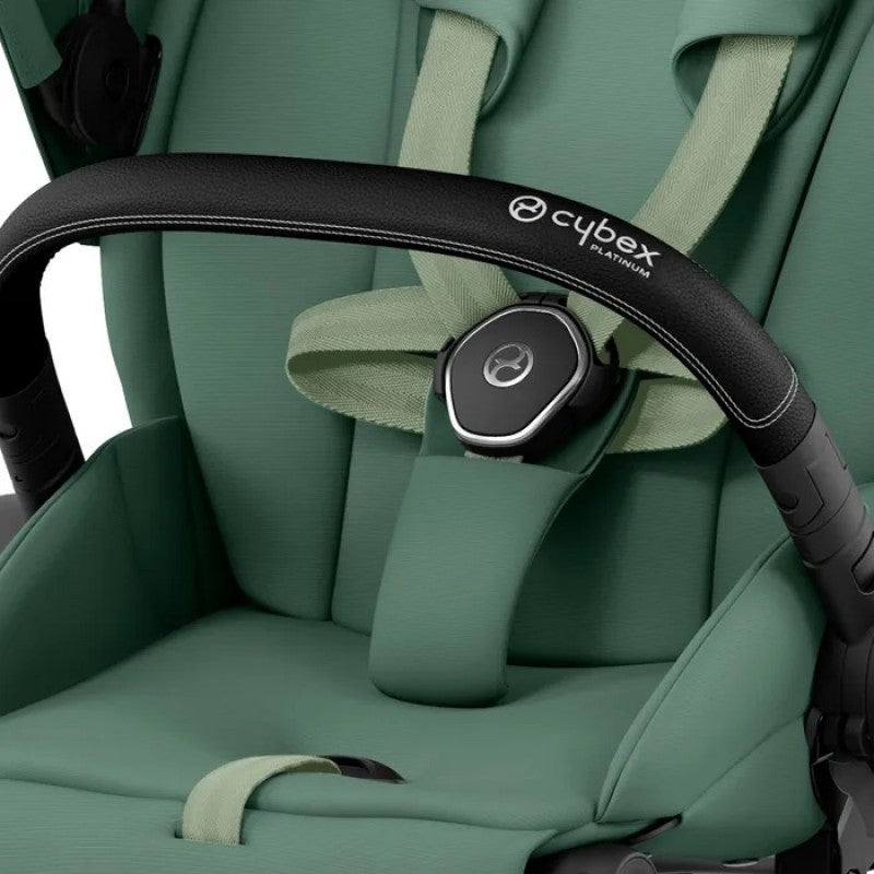 Cybex Priam 3in1 Chrome Black mit Farbe Leaf Green