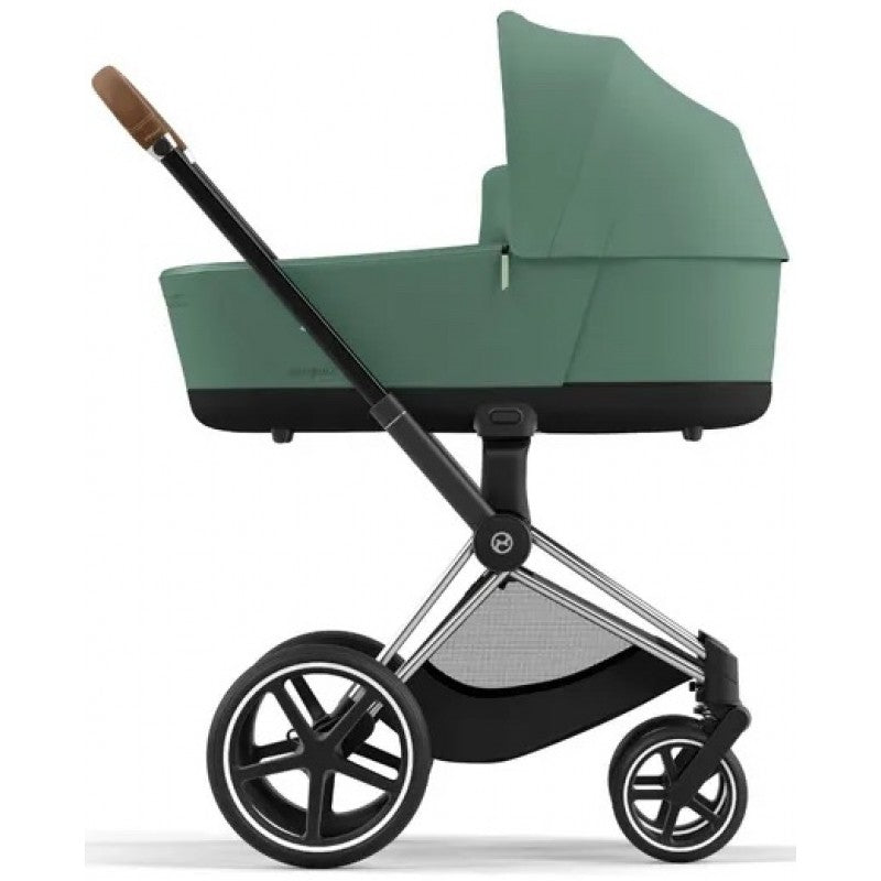 Cybex Priam 3in1 Chrome Brown mit Farbe Leaf Green