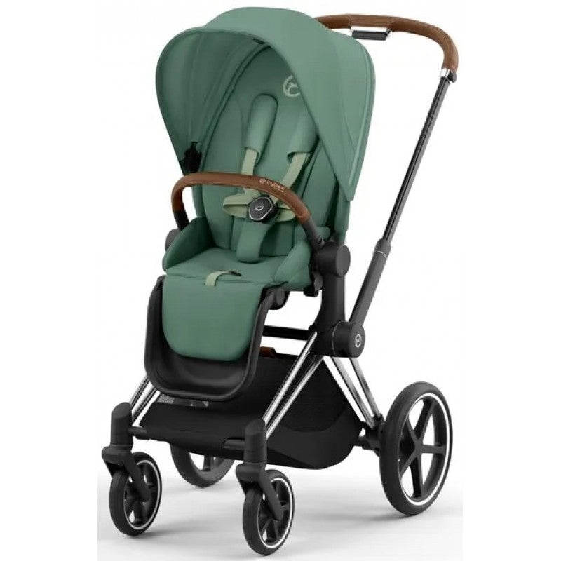 Cybex Priam 3in1 Chrome Brown mit Farbe Leaf Green