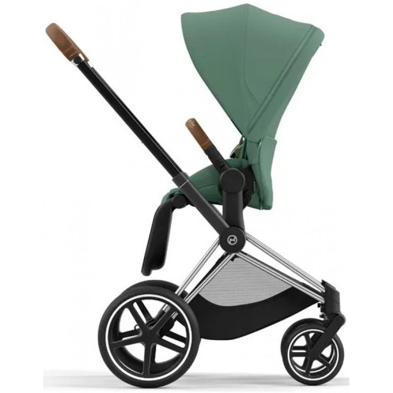 Cybex Priam 3in1 Chrome Brown mit Farbe Leaf Green