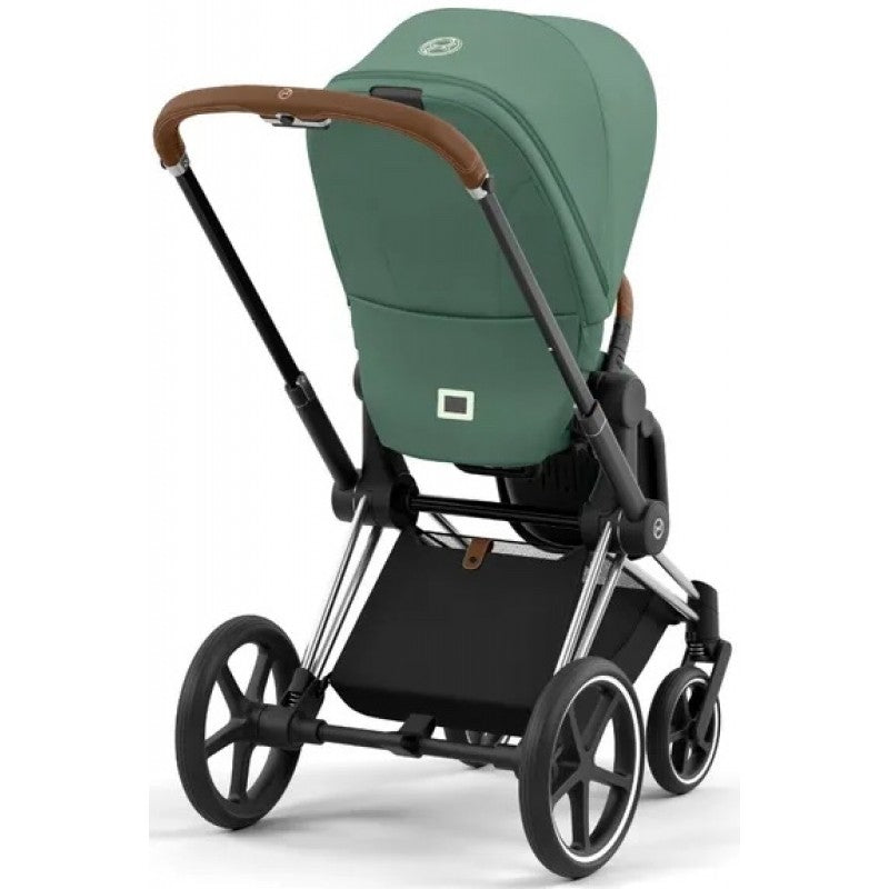 Cybex Priam 3in1 Chrome Brown mit Farbe Leaf Green