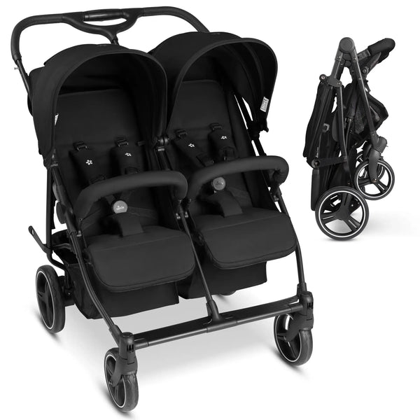 Abc Design D Two | Zwillingskinderwagen Nebeneinander Sitze Airless Räder Federung