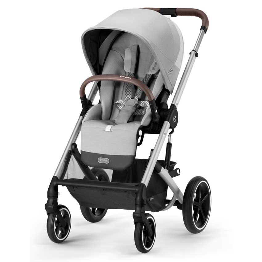 Cybex Balios S Lux 3-in-1 Set SohoGrey, Gestell Silver