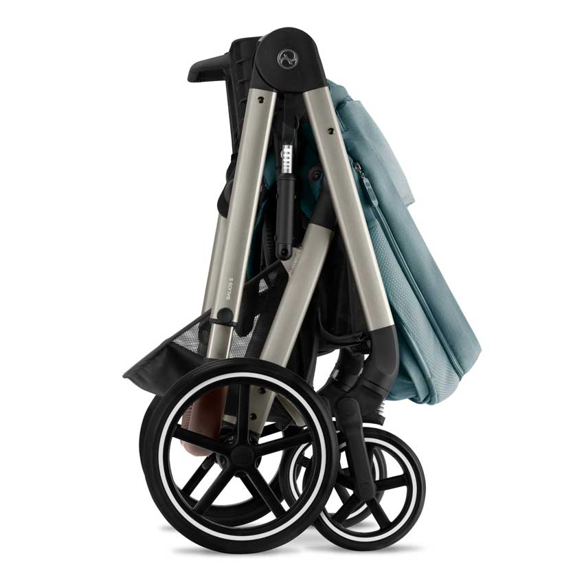 Cybex Balios S Lux 3in1 Set (River Blue-Gestell Silver)