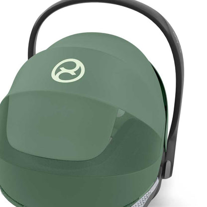 Cybex Priam Set 4-in-1 mit Cloud T i-Size  Plus Babyschale (Rosegold - Leaf Green)