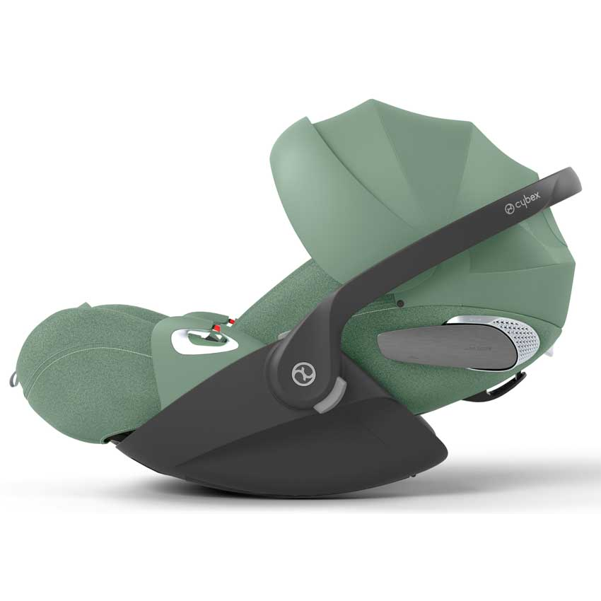 Cybex Priam Set 4-in-1 mit Cloud T i-Size  Plus Babyschale (Rosegold - Leaf Green)