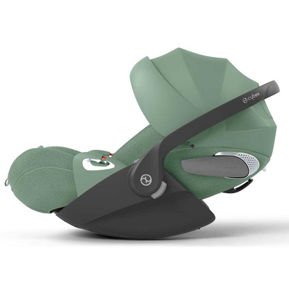 Cybex Priam Set 4-in-1 mit Cloud T i-Size  Plus Babyschale (Rosegold - Leaf Green)