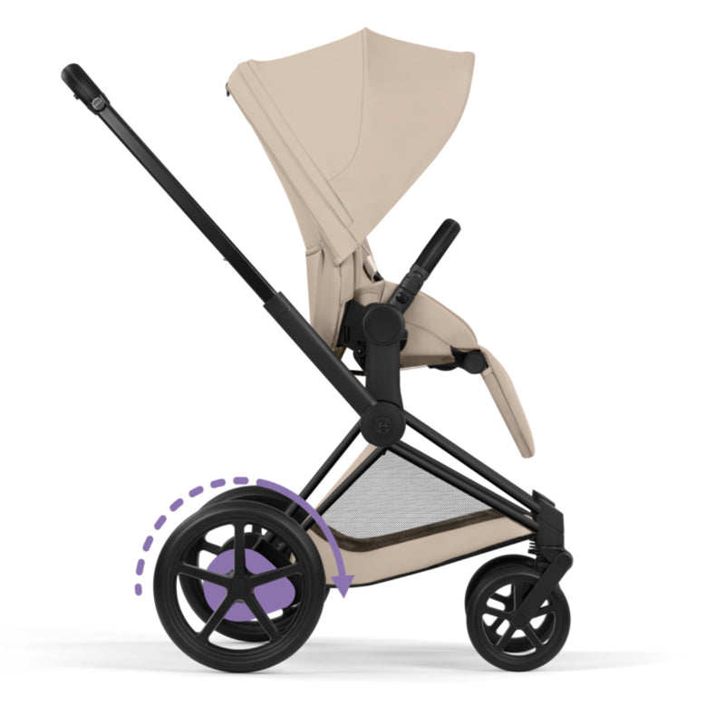Cybex ePriam 5 Comfort 4in1 inkl. faltbare Babywanne | Kinderwagen Neue Generation