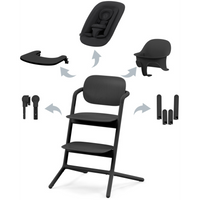 Cybex Lemo Hochstuhl Set 4-in-1 (Stunning Black)
