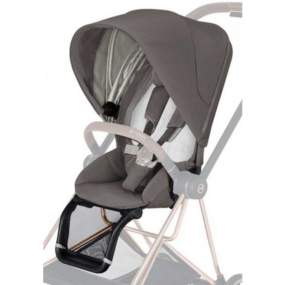 Cybex Mios Buggy 3-in-1 Set mit Cloud Z2(Soho Grey)(Gestell Chrome Black)