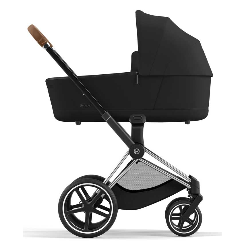 Cybex Priam Set 4-in-1 mit Cloud T i-Size  Plus Babyschale (Chrome mit Brown - Sepia Black)