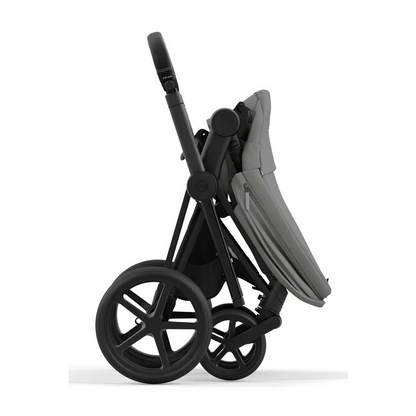 Cybex Priam Set 3-in-1 mit Cloud Z2 Babyschale(Deep Black)(Gestell Chrome Brown)