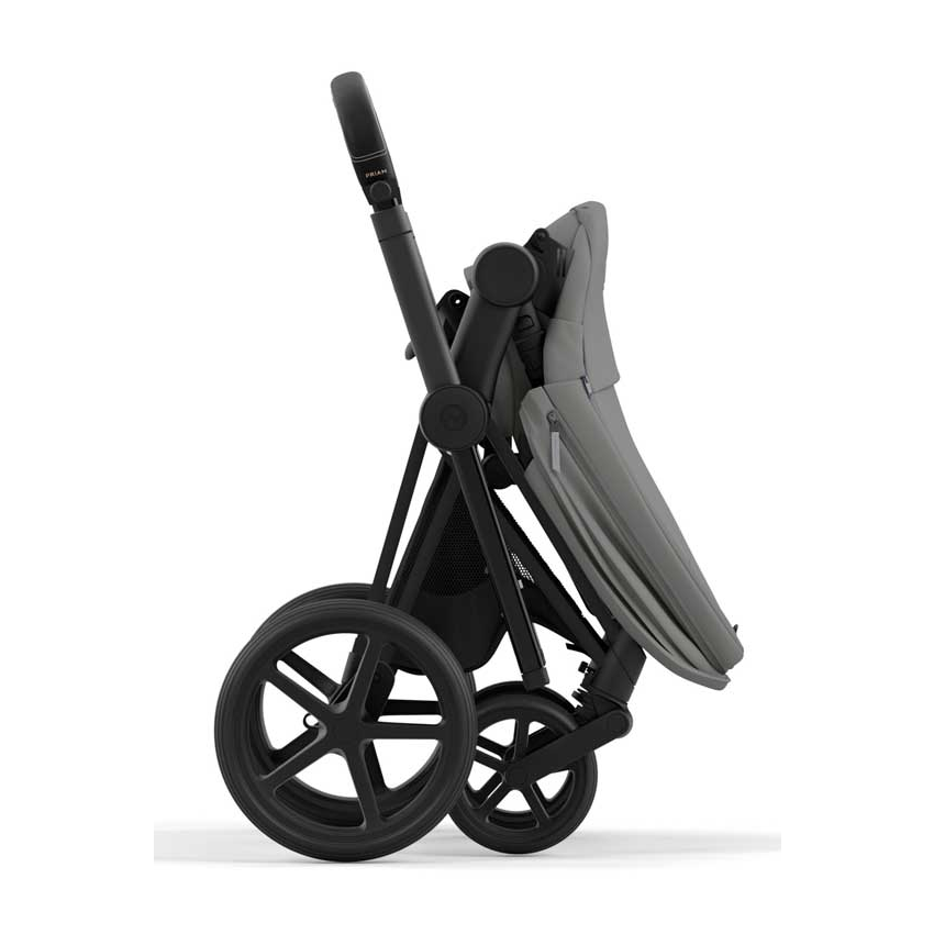 Cybex Priam Set 3-in-1 mit Cloud Z2 Babyschale(Deep Black)(Gestell Matt Black)