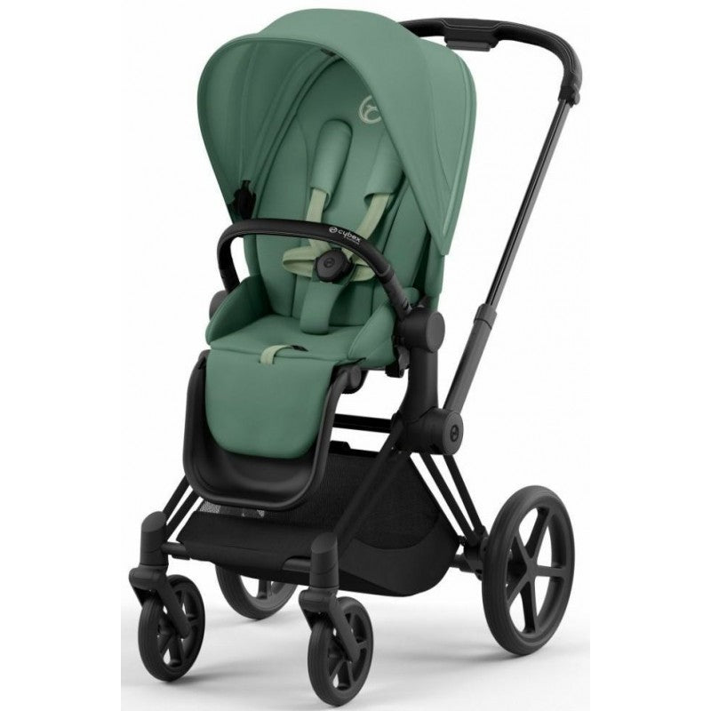 Cybex Priam 3in1 Matt Black mit Farbe Leaf Green