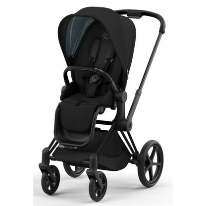 Cybex Priam Set 3-in-1 mit Cloud Z2 Babyschale(Deep Black)(Gestell Matt Black)