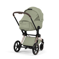 Cybex Priam 5 Style 4in1 Set Roségold Gestell faltbare Babywanne & Cloud T i-Size Plus mit Base T 360