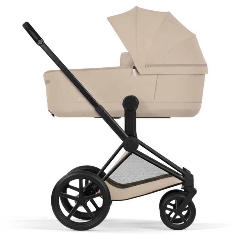Cybex Priam 5 Comfort Kombikinderwagen 3in1 Set | Mit Cloud T i-Size Plus Babyschale & faltbarer Babywanne