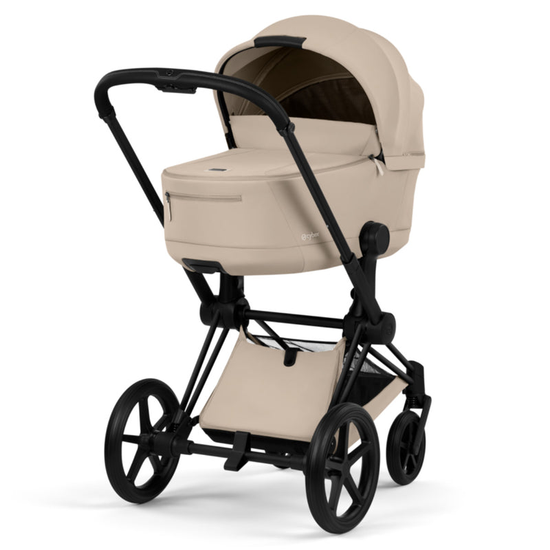 Cybex Priam 5 Comfort Kombikinderwagen 3in1 Set | Mit Cloud T i-Size Plus Babyschale & faltbarer Babywanne