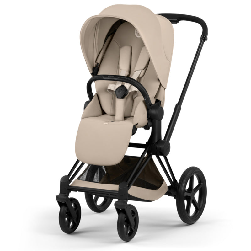 Cybex Priam 5 Comfort Kombikinderwagen 3in1 Set | Mit Cloud T i-Size Plus Babyschale & faltbarer Babywanne