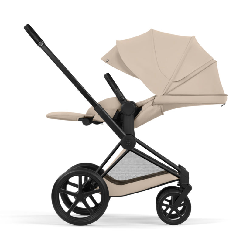 Cybex Priam 5 Comfort Kombikinderwagen 3in1 Set | Mit Cloud T i-Size Plus Babyschale & faltbarer Babywanne