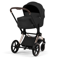 Cybex Priam 5 Comfort Kombikinderwagen 3in1 Set | Mit Cloud T i-Size Plus Babyschale & faltbarer Babywanne