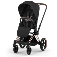 Cybex Priam 5 Comfort Kombikinderwagen 3in1 Set | Mit Cloud T i-Size Plus Babyschale & faltbarer Babywanne
