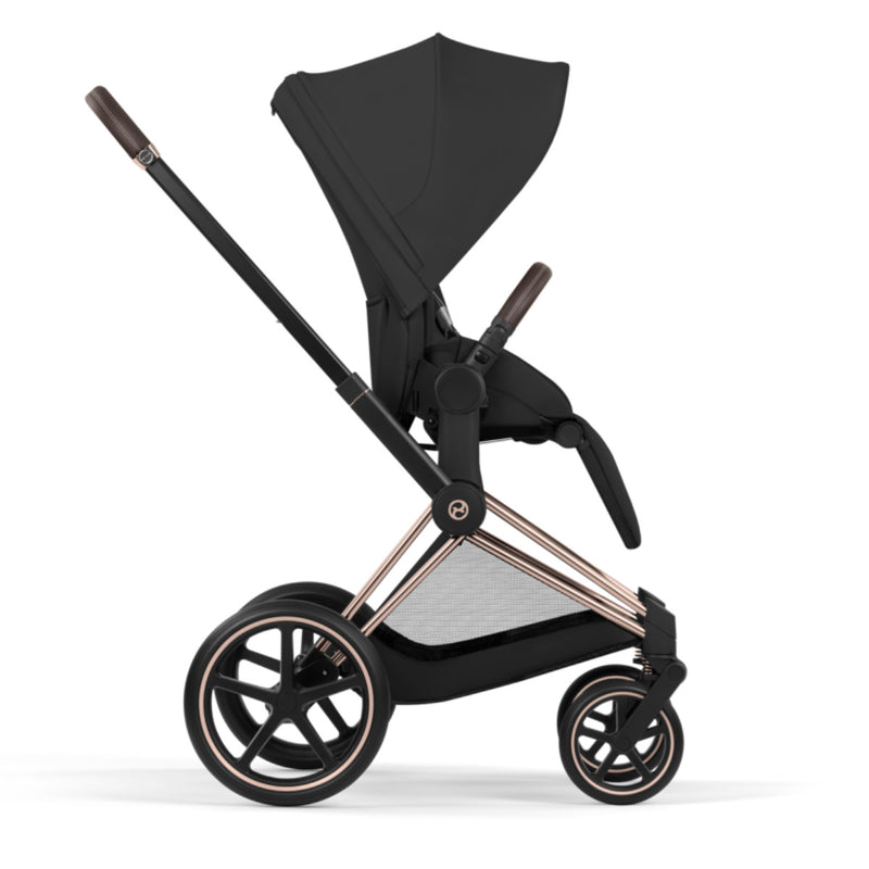 Cybex Priam 5 Comfort Kombikinderwagen 3in1 Set | Mit Cloud T i-Size Plus Babyschale & faltbarer Babywanne