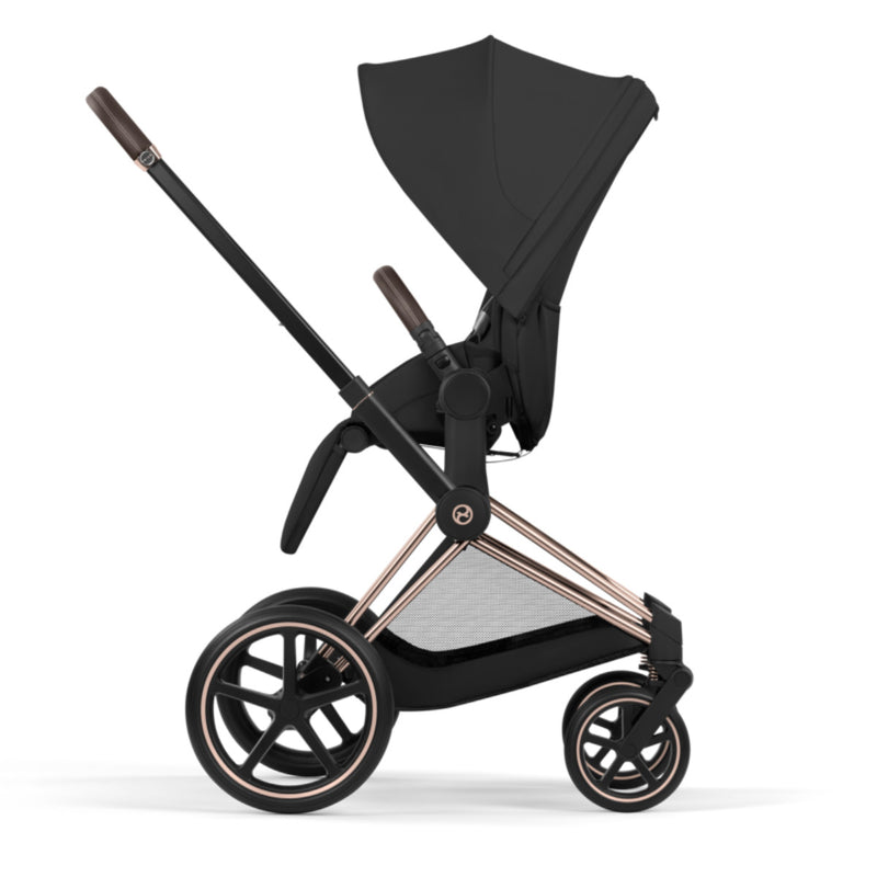 Cybex Priam 5 Comfort Kombikinderwagen 3in1 Set | Mit Cloud T i-Size Plus Babyschale & faltbarer Babywanne