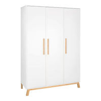 Schardt Kleiderschrank Venice 3-türig, weiß/geölt