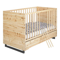 Schardt Kombi-Kinderbett Zirbenholz mit Bettkasten