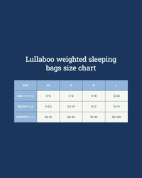 Lullaboo Gewichtsschlafsack Grösse L 12–24 Monate TOG 1.2 aus Baumwolle
