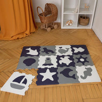 Hakuna Matte Meereswelt | EVA Puzzlematte 120x90 cm 1,2 cm Dicke