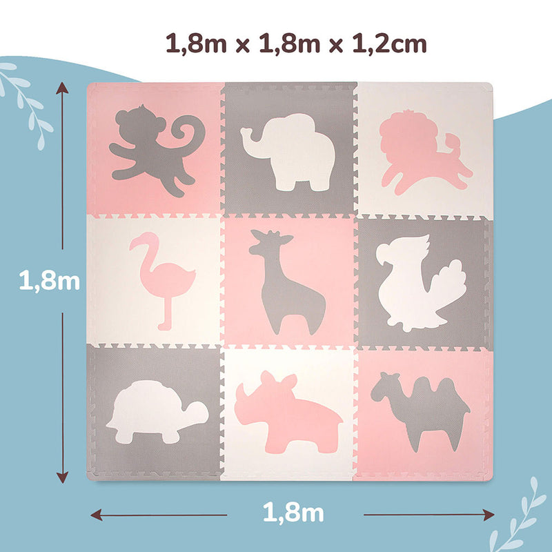 Hakuna Matte XXL | Afrika Puzzlematte 180x180 cm EVA 1,2 cm