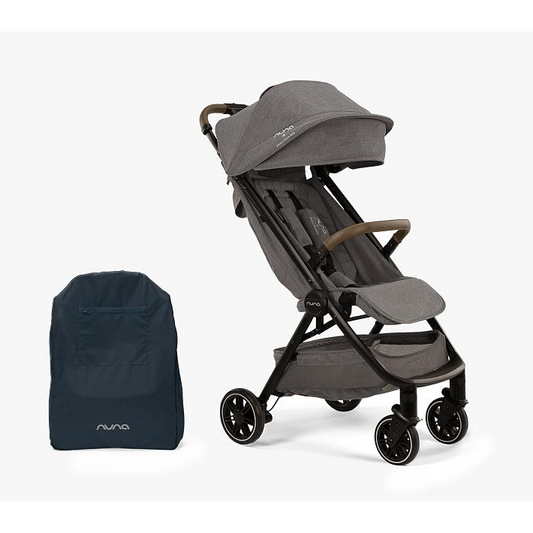 Nuna TRVL Buggy mit Tragetasche und Regenschutz (Granite)