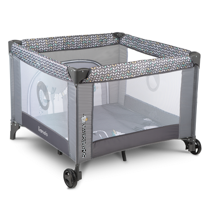 Kinderlaufstall Lionelo Lene (Grey Stone)