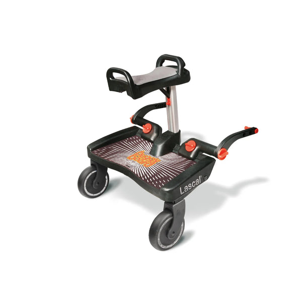 Lascal BuggyBoard Maxi+ mit Saddle in Grau
