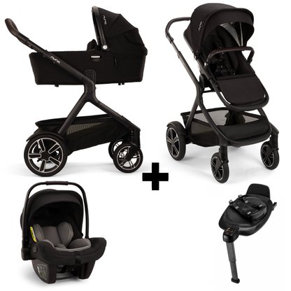 Nuna Demi Next mit Wanne + Pipa Next & Base Nuna 360 System (Caviar)