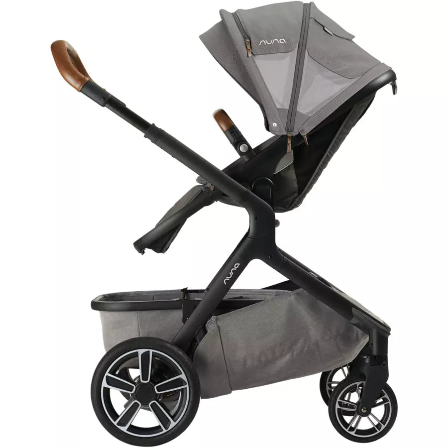 Kinderwagen Nuna DEMI grow inkl. Babywanne  (Oxford) und Babyschale Pipa next