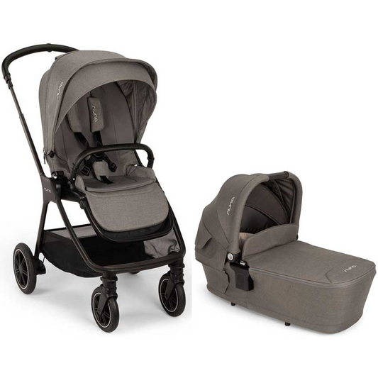 Nuna TRIV Next Kombikinderwagen mit Babywanne (Granite)